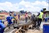 Our Team Laying Concrete